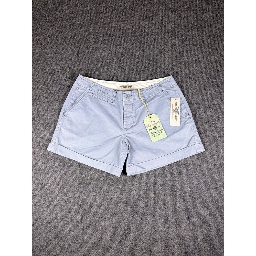 Ralph Lauren Co. Women Shorts Cuffed Light Blue Size 10